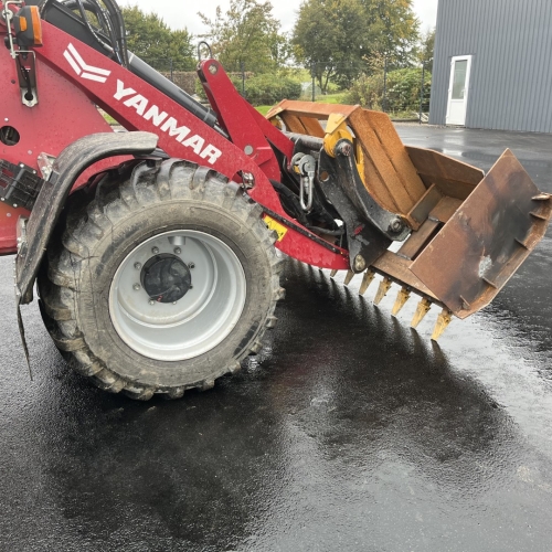 Renovering af grusvej grusmaskine