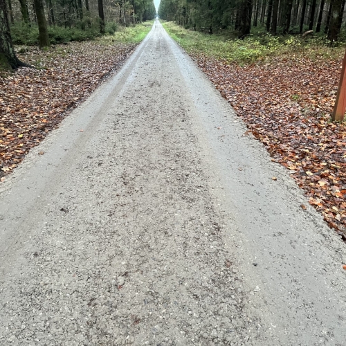 Renovering af grusvej og grussti