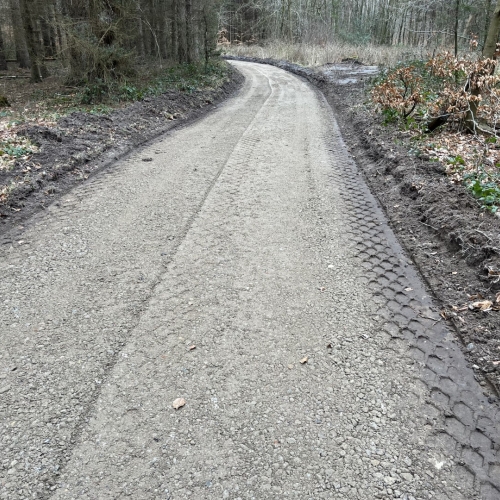 afretning af grusvej
